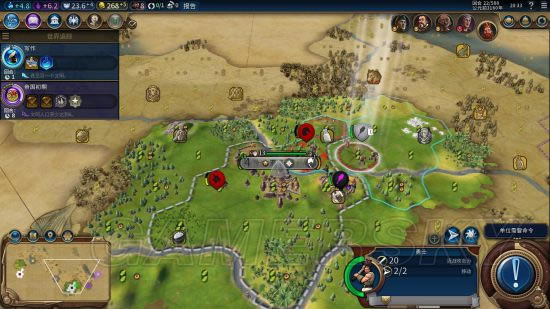 《文明6》神标盘古德国种田流科技胜利打法图文战报