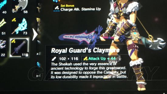 《塞尔达传说荒野之息》大核心及极限攻击武器速刷方法图文攻略