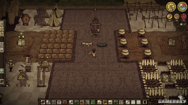 《饥荒》小型精美基地建设布局图