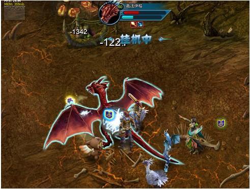 开启英雄王座红龙副本BOSS