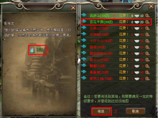 洪荒神话驿站系统