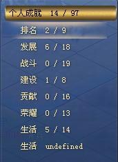 帝国荣耀成就系统