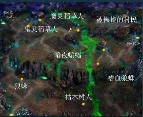 怪物分布地图攻略 九天仙梦_本站