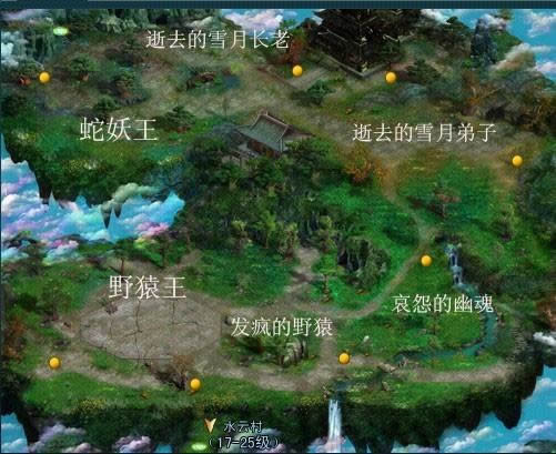 怪物分布地图攻略 九天仙梦_本站