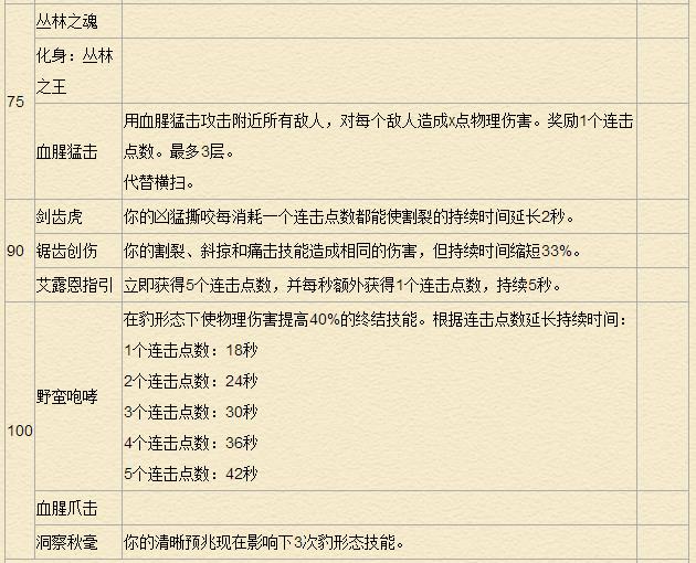 《魔兽世界》7.0德鲁伊天赋专精详解