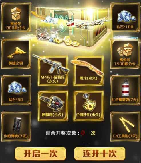 CF手游M4雷神荣耀蛮蛮礼包