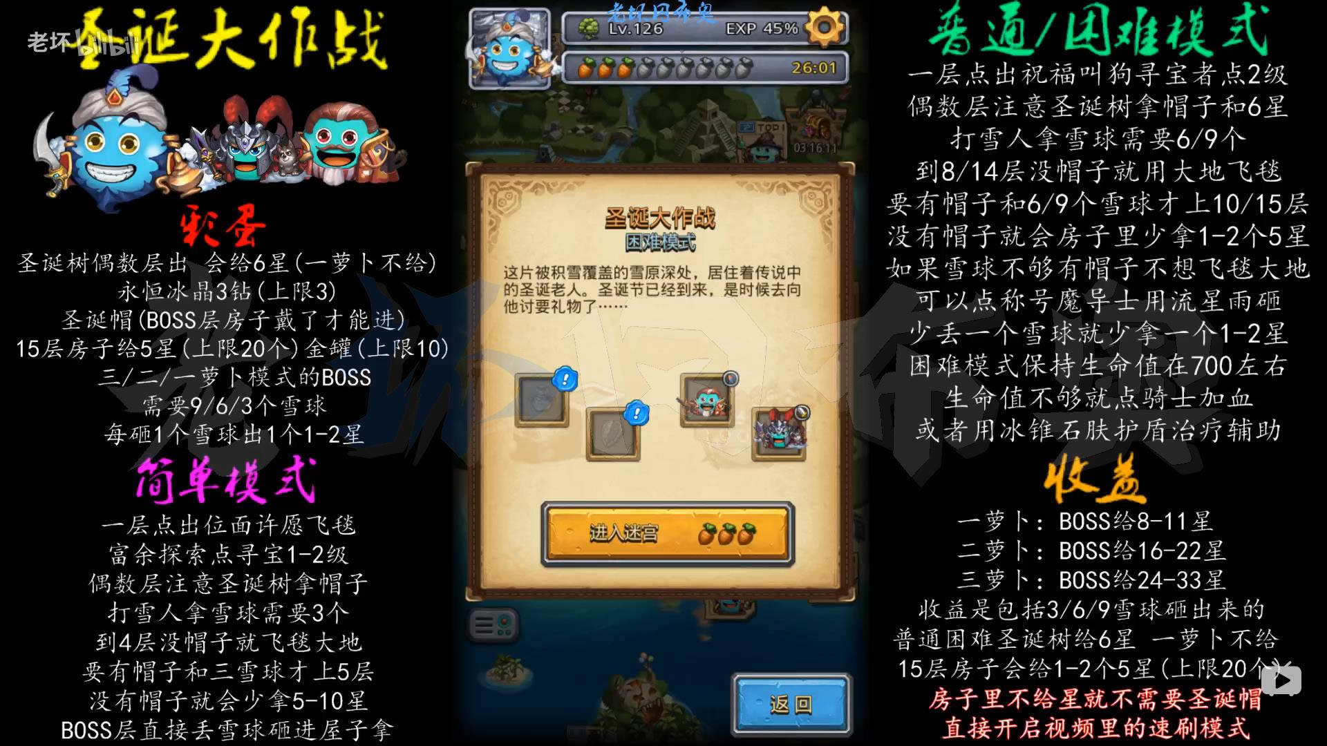 《不思议迷宫》圣诞大作战副本通关攻略