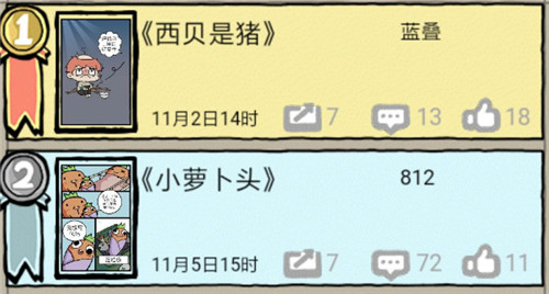 《人气王漫画社》作品怎么搭配