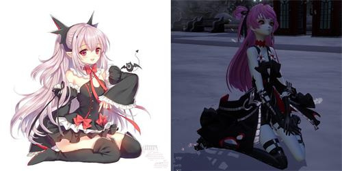 《龙族幻想》终结的炽天使克鲁鲁捏脸数据