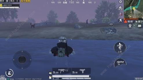 《和平精英》暗夜危机河里怎么躲避丧尸