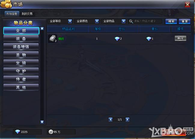 《天火大道》市场系统